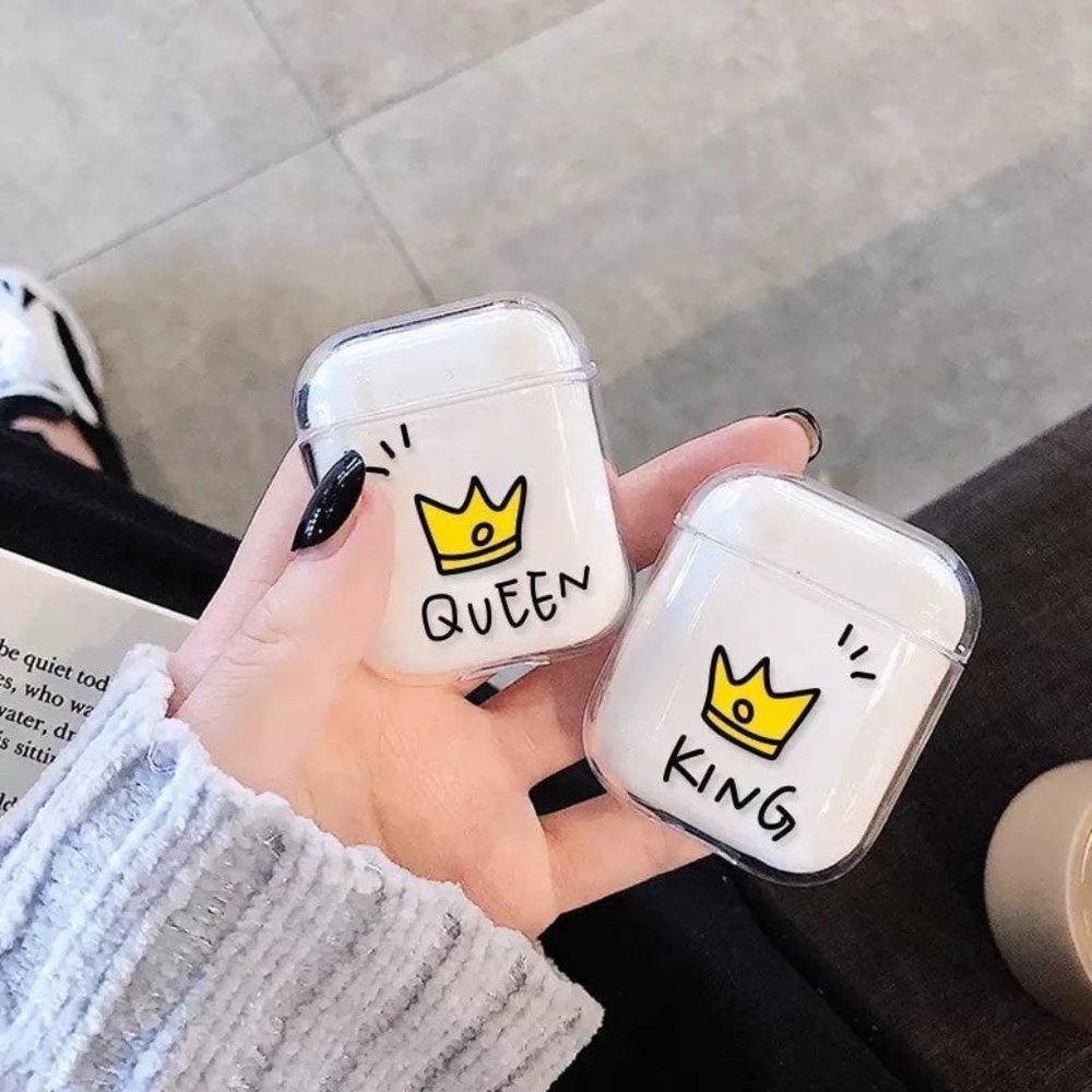 2 Piece Airpods Case Bundle King + Queen